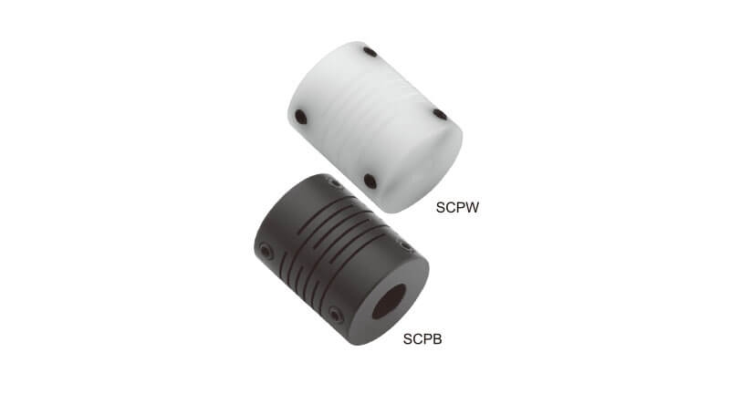 SCP 系列 開縫型/止付螺絲固定式/塑膠撓性聯軸器