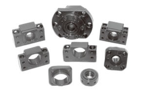 加工尺寸  螺桿支撐座